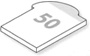 Skizze Haftnotizblock Formstanzung 100x147mm, 50 Blatt