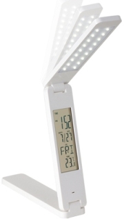 LED-Tischleuchte mit Multifunktionsdisplay