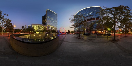 360&deg;-Kalender &raquo;Frankfurt bei Nacht&laquo;