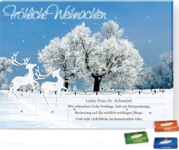 Adventskalender &raquo;personalisiert&laquo;, 225x165x10mm