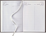 Tages-Buchkalender &raquo;Delta-891&laquo;, 1sprachig deutsch, 1farbig grau