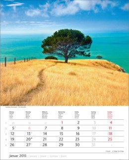 Bildkalender &raquo;Traumreise&laquo;, 245x345 mm, Januar