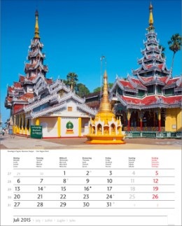 Bildkalender &raquo;Traumreise&laquo;, 245x345 mm, Juli