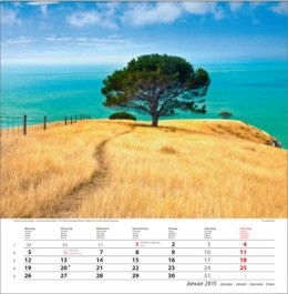 Bildkalender &raquo;Traumreise&laquo;, 325x390 mm, Januar