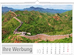 Bildkalender &raquo;Reise um die Welt&laquo;, 440x360 mm, Oktober