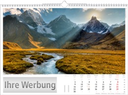 Bildkalender &raquo;Reise um die Welt&laquo;, 440x360 mm, November