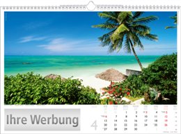 Bildkalender &raquo;Reise um die Welt&laquo;, 440x360 mm, April
