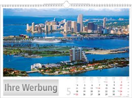 Bildkalender &raquo;Reise um die Welt&laquo;, 440x360 mm, Mai
