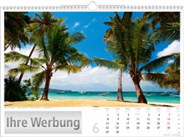 Bildkalender &raquo;Reise um die Welt&laquo;, 440x360 mm, Juni