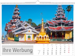 Bildkalender &raquo;Reise um die Welt&laquo;, 440x360 mm, Juli