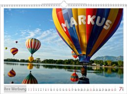 Bildkalender &raquo;Your Name&laquo;, personalisiert, 440x310 mm, Juli