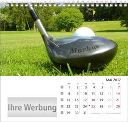 Tischaufstellkalender &raquo;Your Name&laquo;, Mai