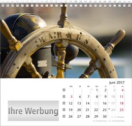 Tischaufstellkalender &raquo;Your Name&laquo;, Juni